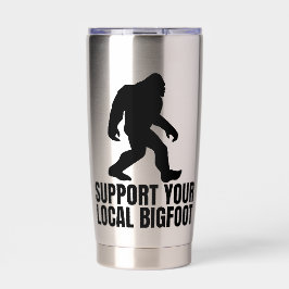 Botella Aislada Support Your Local Bigfoot Funny Bigfoot Lover