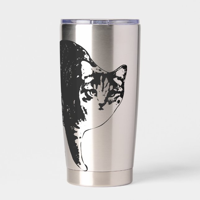 Botella Aislada Tabby Starglow Vislumbre (Detrás)