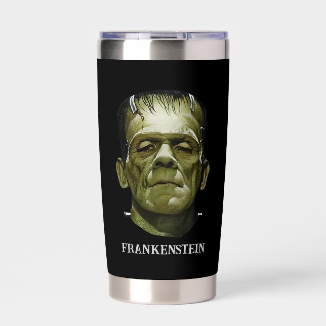 Botella Aislada Taza aislada Frankenstein (Frente)