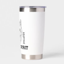 Taza aislada Lobo del Espíritu Adaptable