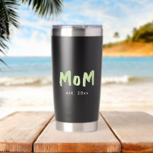 Taza del Día de la Madre Tipografía Establecida po