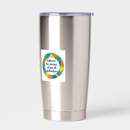 Botella Aislada Taza Motivacional – Mejorando el Diseño del Viaje