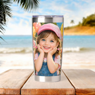 Botella Aislada Taza Personalizada Aislada con Foto Personalizada