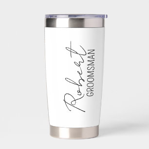 Botella Aislada Taza personalizada para hombres, regalo para él, n