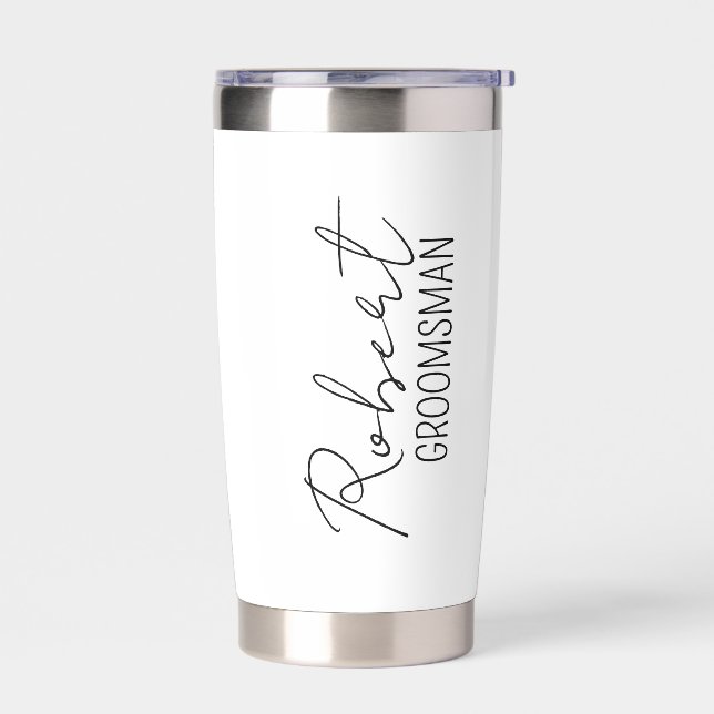 Botella Aislada Taza personalizada para hombres, regalo para él, n (Izquierdo)