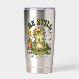 Botella Aislada Taza térmica Christian Be Still