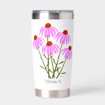 Taza térmica de acenorias púrpuras