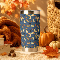 Taza térmica de Halloween Celestial Witchy Moon