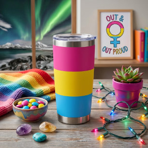 Botella Aislada Taza térmica Pan Pride