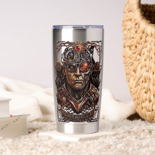 Botella Aislada Taza Tumbler Ciber Oculto Maynard Descifra El Códi
