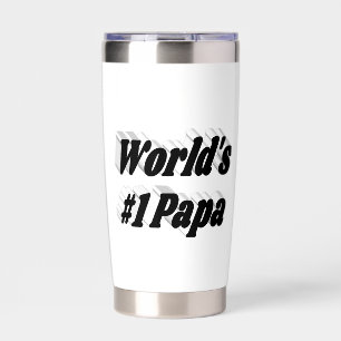 Botella Aislada Texto del medio negro del Papa