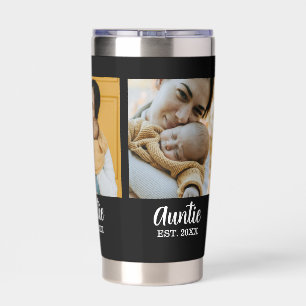Botella Aislada Tía Guión Establecido Negro 3 Foto