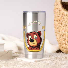 Botella Aislada Título Abeja o No Ser Oso Abeja - Humor de Shakesp