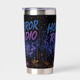 Botella Aislada Torre de Radio de Terror Tumbler Térmico