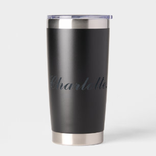 Botella Aislada Tumbler Aislado Con Su Nombre Personalizado