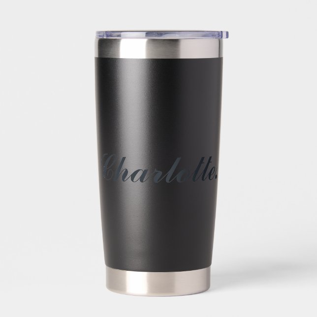 Botella Aislada Tumbler Aislado Con Su Nombre Personalizado (Izquierdo)