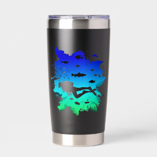 Botella Aislada Tumbler aislado de buceo Scuba