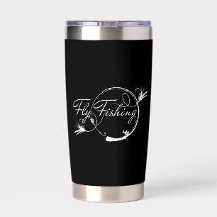 Botella Aislada Tumbler Aislado De Pesca De Mosca