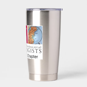 Botella Aislada Tumbler Aislado De Viajero Caliente/Frío Medio-Atl