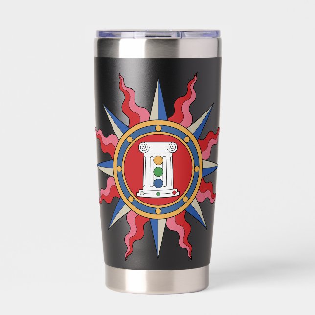 Botella Aislada Tumbler de la Real Universidad de Midrealm (Frente)