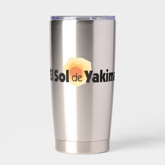Botella Aislada Tumbler de viajes El Sol (Frente)