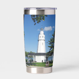 Botella Aislada Tumbler del faro de Kimberly Point