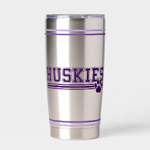 Botella Aislada Tumbler Insulado de Husky Paw