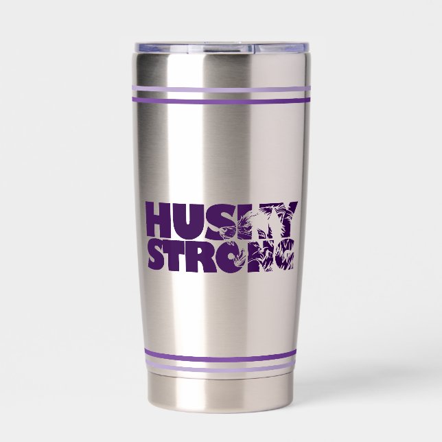 Botella Aislada Tumbler Insulado Husky Strong (Frente)