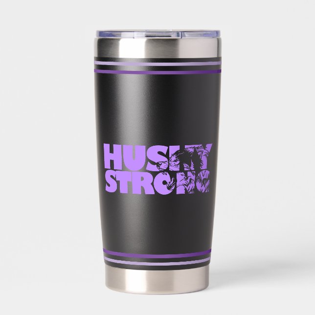 Botella Aislada Tumbler Insulado Husky Strong (Frente)