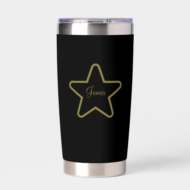 Botella Aislada Tumbler térmico Star personalizado (Frente)