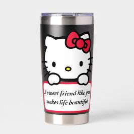 Botella Aislada Una amiga dulce como tú - Camiseta de cita conmove