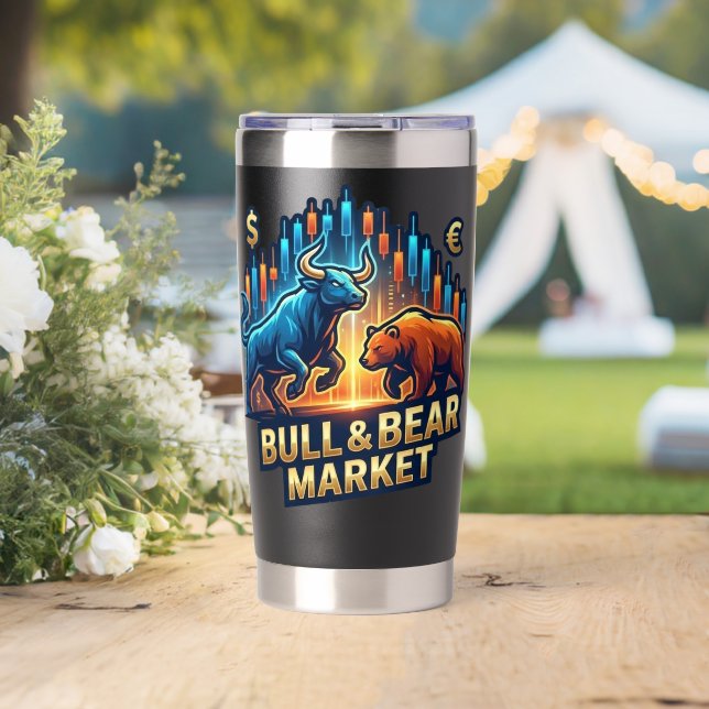 Botella Aislada Unlimited Trading Stock Market Chart Athletic (Boda (girado))