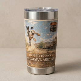 Botella Aislada Vajilla para bebida del burro salvaje de Oatman Ar