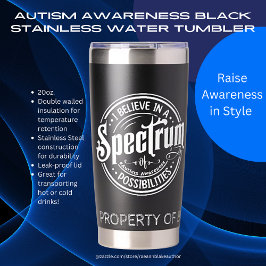 Botella Aislada Vaso de agua de acero inoxidable negro para la Con