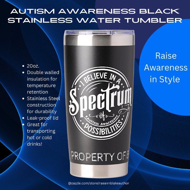 Botella Aislada Vaso de agua de acero inoxidable negro para la Con (Subido por el creador)
