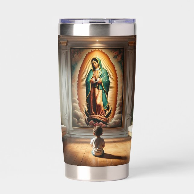 Botella Aislada Virgensita Guadalupe (Frente)