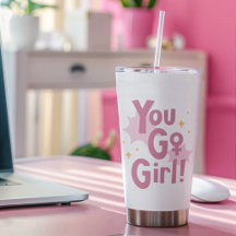 You Go Girl | Vaso Térmico Rosa