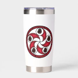 Botella Aislada Zisa hex en una botella/taza de agua