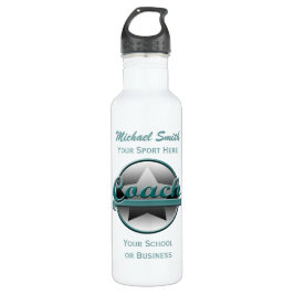 Botella Aqua y Gray Star Coach Liberty