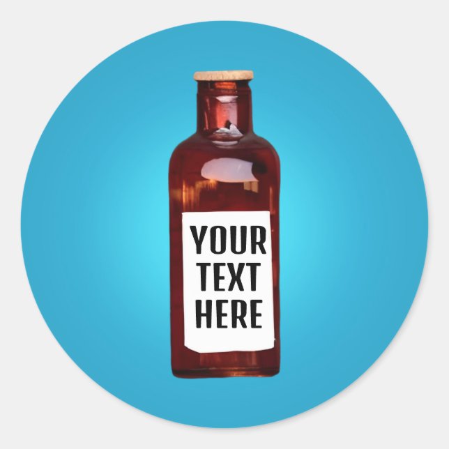 Botella con etiqueta (Anverso)