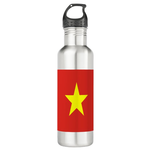 BOTELLA DE AGUA ベトナムの国旗 ー縦 (Anverso)