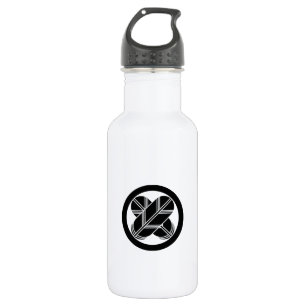 BOTELLA DE AGUA 丸に違い鷹の羽 (八つ割り作図)