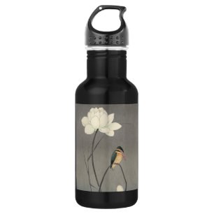 Botella De Agua 蓮 に カ ワ セ ミ, 古 snikingfisher en Lotus, Koson, Ukiy