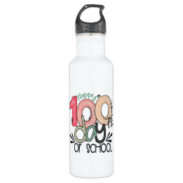 Botella De Agua 100 days of school celebration gift