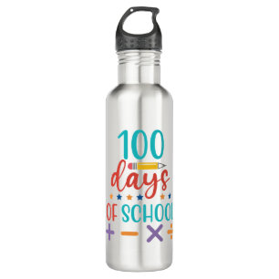 Botella De Agua 100 días de escuela, vuelta a la escuela, BTS