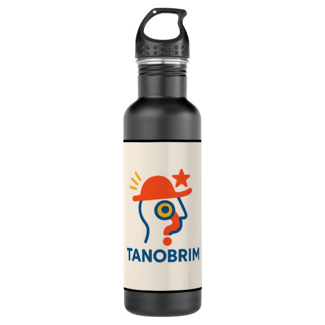 Botella De Agua 100 Hombres Vs 1 Gorila (Anverso)