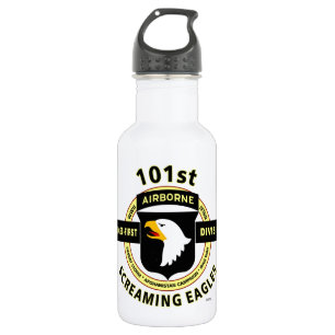 Botella De Agua 101ST DIVISIÓN AEROTRANSPORTADA de "EAGLES