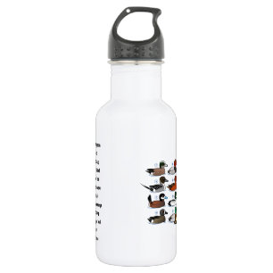 Botella De Agua 12 patos con llave