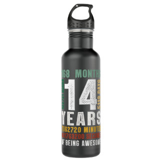 Botella De Agua 14 Años De Ser Increíble Un Regalo De Cumpleaños P