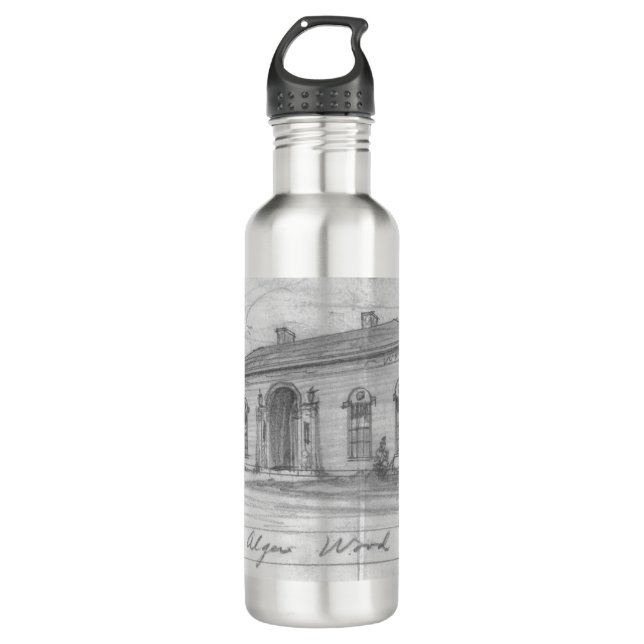 Botella de agua 1924 Esbozo de arquitectura origin (Anverso)